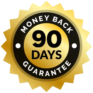 DeepSleep Bliss 90 Days Money Back Guarantee Badge